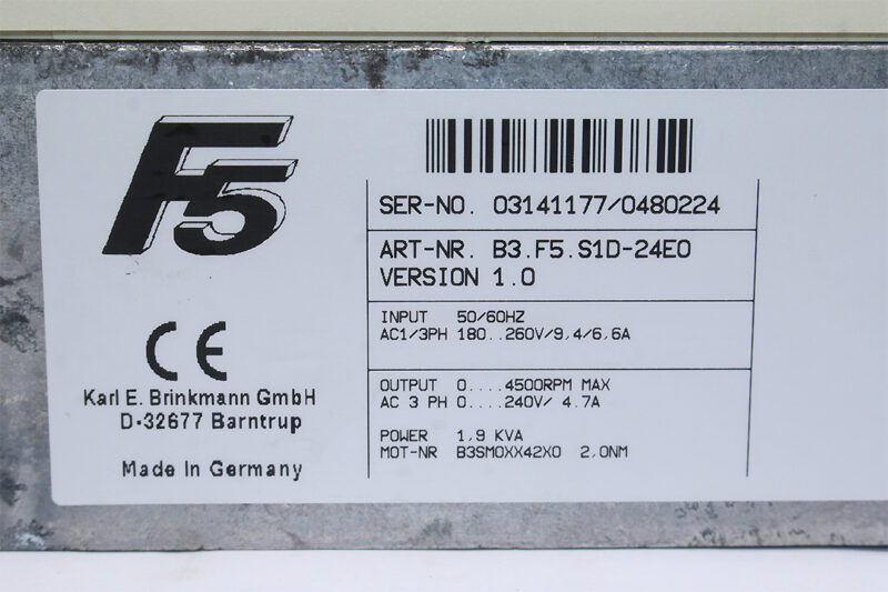 KEB B3.F5.S1D-24EO INVERTER DRIVE