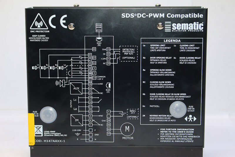 SEMATIC BL-B157AAEX02 CONTROLLER SDS DC-PWM B157AAEX02