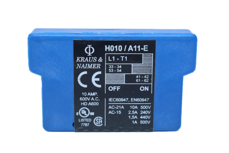 KRAUS & NAIMER K0 H010/A11-E AUXILIARY CONTACT