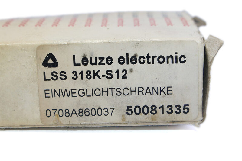 Leuze LSS 318K-S12 Throughbeam Photoelectric Sensor 50081335