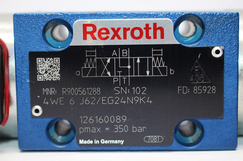 REXROTH R900561288 DIRECTIONAL CONTROL VALVE 4WE6J62/EG24N9K4