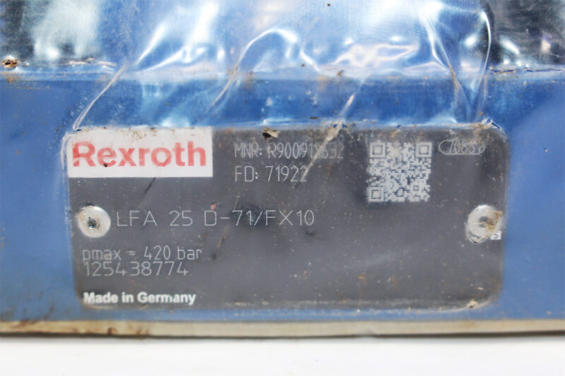 REXROTH R900912632 LOGIC COVER LFA25D-71/FX10