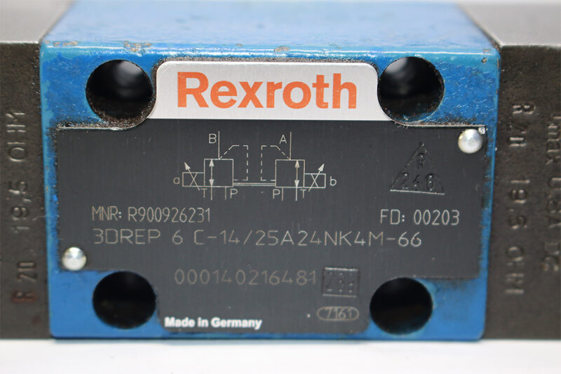 REXROTH R900926231 PROPORTIONAL PRESSURE REDUCING VALVE 3DREP 6 C-14/25A24NK4M-66