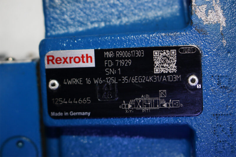 REXROTH R900972654,4WRAP 6 W7-04-30=G24K4/M=00 PROPORTIONAL DIRECTIONAL VALVE R900617303