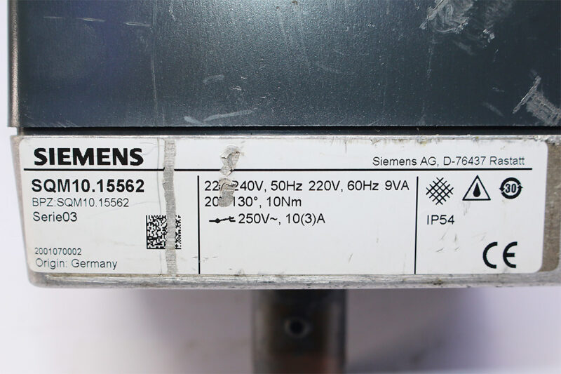 SIEMENS SQM10.15562 ACTUATOR