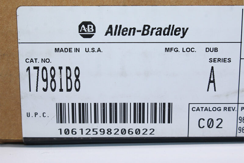 ALLEN BRADLEY 1798-IB8 INPUT MODULE