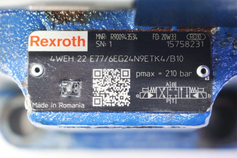 REXROTH R900548271 DIRECTIONAL CONTROL VALVE R900943534