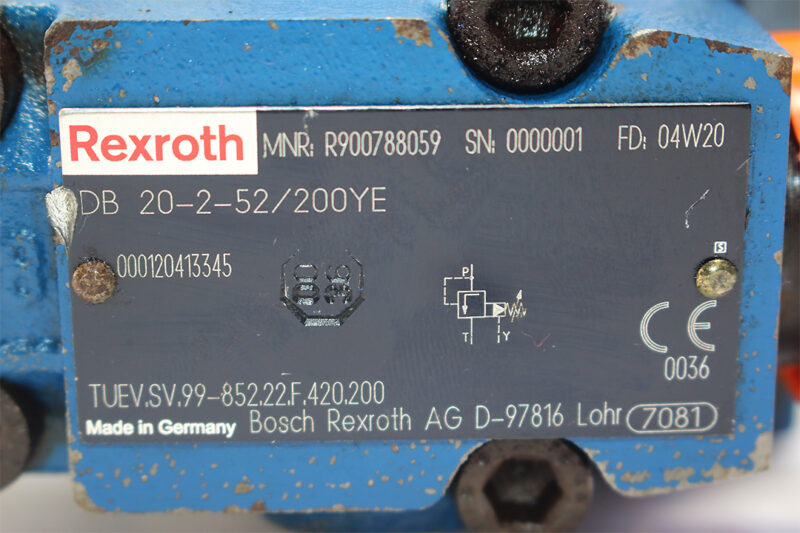 REXROTH R900788059 PRESSURE RELIEF VALVE DB 20-2-52/200YE