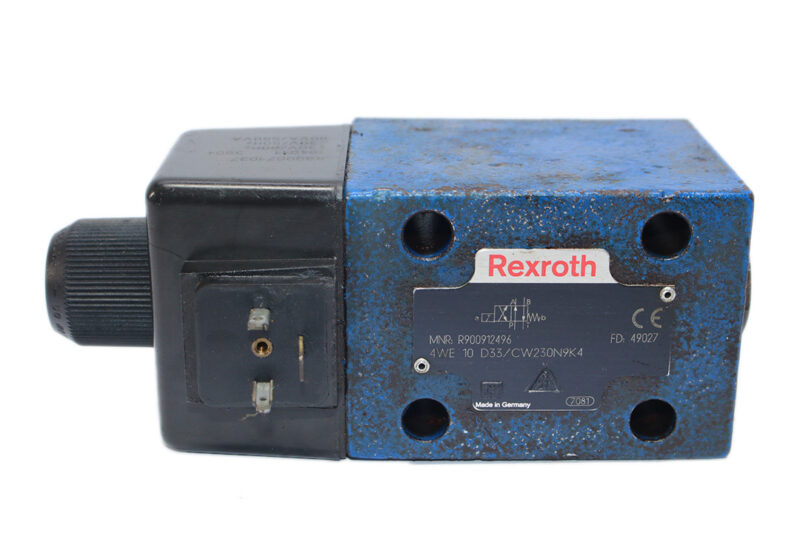 REXROTH R900912496 DIRECTIONAL CONTROL VALVE 4WE 10 D33/CW230N9K4