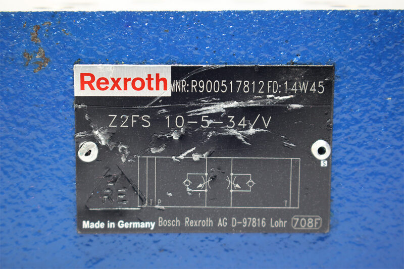 REXROTH R900517812 THROTTLE CHECK VALVE Z2FS10-5-34/V