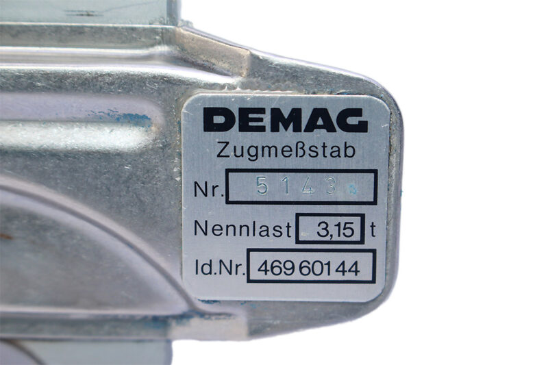 DEMAG 46960144 OVERLOAD LOAD CELL MAX 3150 KG