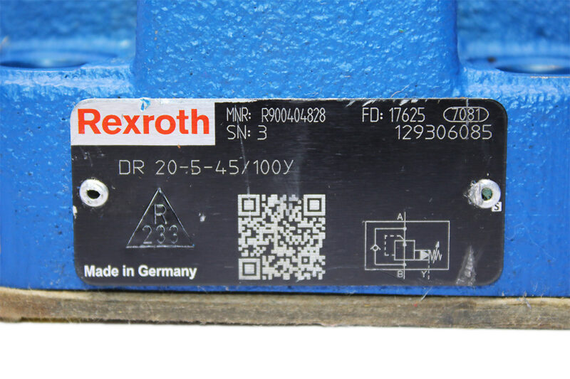 REXROTH R900404828 PRESSURE REDUCING VALVE DR20-5-45/100Y