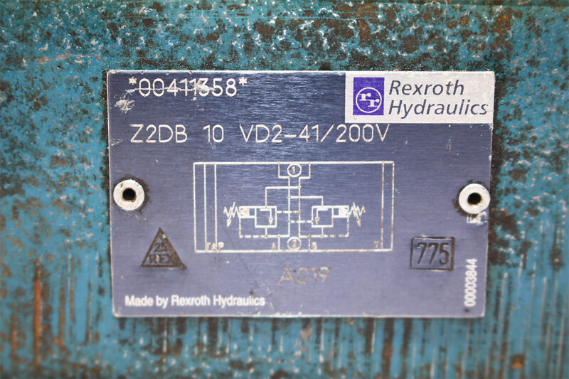 REXROTH R900411358 PRESSURE RELIEF VALVE Z2DB 10 VD2-41/200V