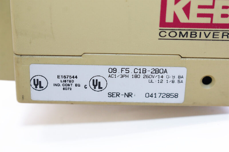 KEB 09.F5C1B-2B0A INVERTER DRIVE