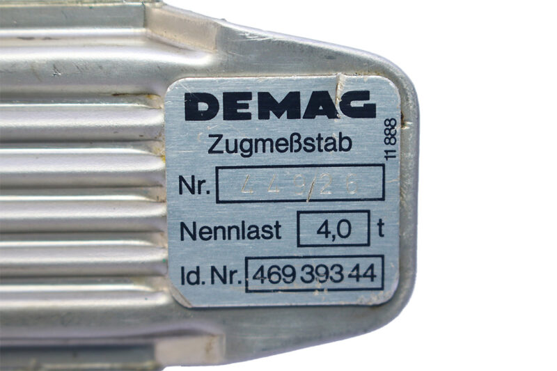 DEMAG 46939344 OVERLOAD LOAD CELL MAX 4000 KG