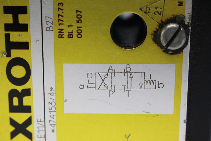 REXROTH 4WMM10E11/F MANUAL DIRECTIONAL VALVE