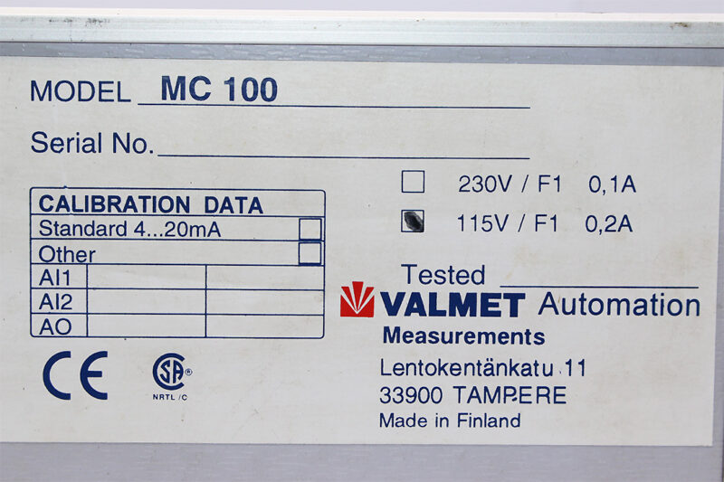 DAMATROL MC 100 Digital Unit Controller 115V