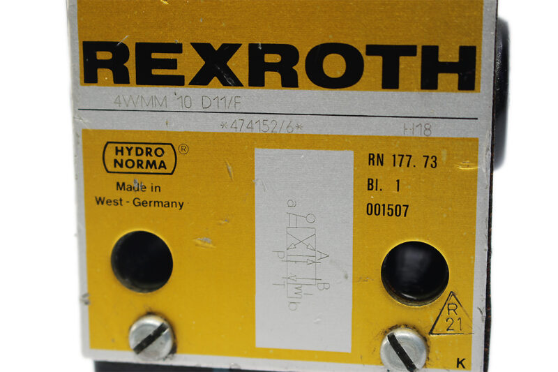 REXROTH 4WMM10D11/F MANUAL DIRECTIONAL VALVE