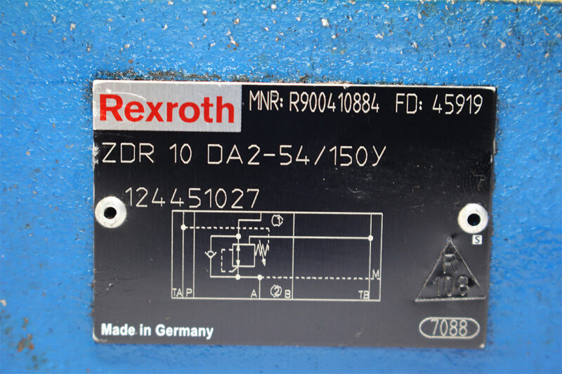 REXROTH R900410884 PRESSURE REDUCING VALVE ZDR 10 DA2-54/150Y