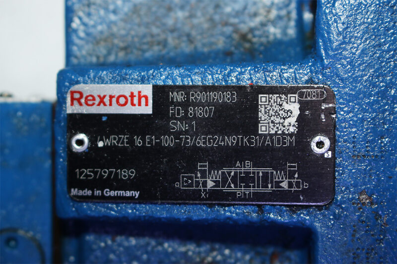 REXROTH R900958788,3DREPE6C-21=25EG24N9K31/A1M=00 PROPORTIONAL PRESSURE REDUCING VALVE R901190183