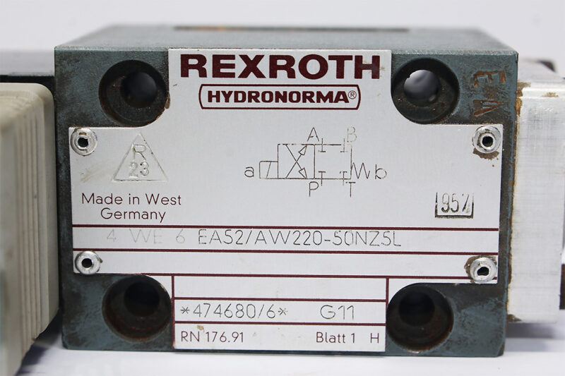 REXROTH 4WE 6 EA52/AW220/50NZ5L DIRECTIONAL CONTROL VALVE