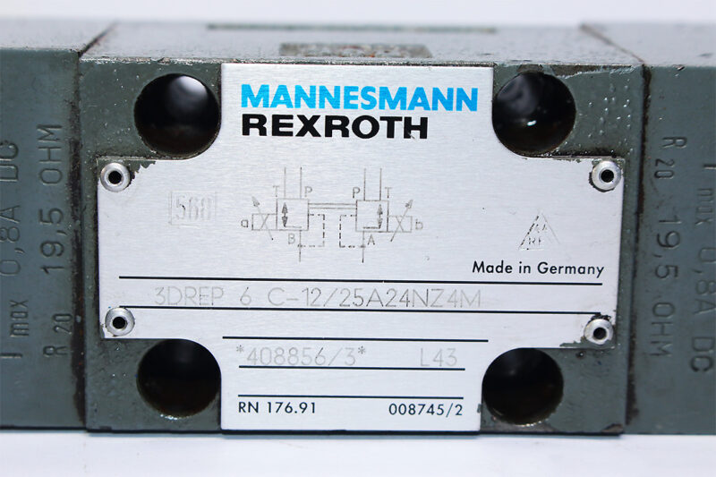 REXROTH R900408856 PROPORTIONAL PRESSURE REDUCING VALVE 3DREP 6 C-12/25A24NZ4M