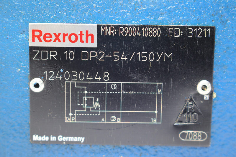 REXROTH R900410880 PRESSURE REDUCING VALVE ZDR 10 DP2-54/150YM