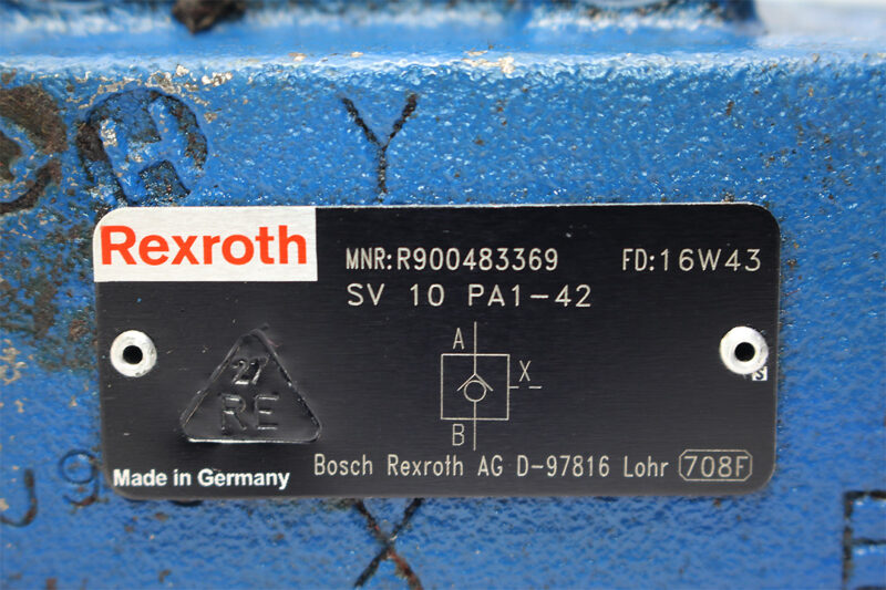 REXROTH R900483369 HY CHECK VALVE SV10PA1-42