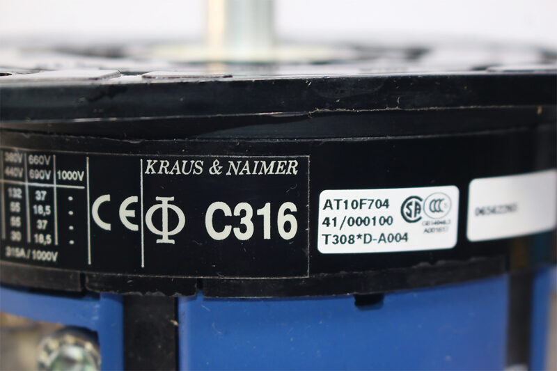 KRAUS&NAIMER C316 MAIN SWITCH