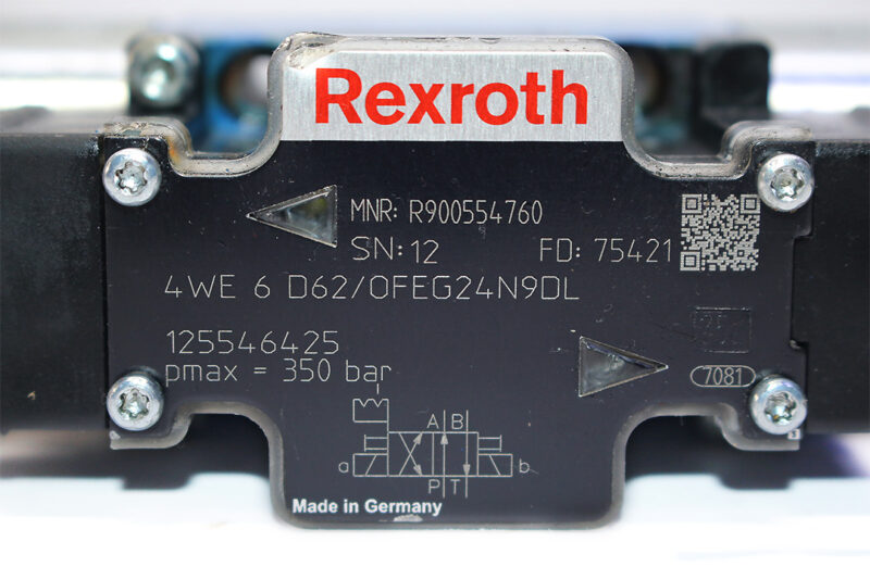 REXROTH R900554760 DIRECTIONAL CONTROL VALVE 4WE6D62/OFEG24N9DL