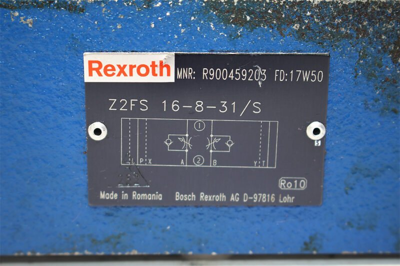 REXROTH R900459203 THROTTLE CHECK VALVE Z2FS16-8-31/S