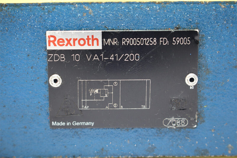 REXROTH R900501258 PRESSURE RELIEF VALVE ZDB10VA1-41/200