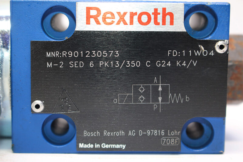 REXROTH R901230573 DIRECTIONAL SEAT VALVE M-2SED6PK13/350CG24K4/V