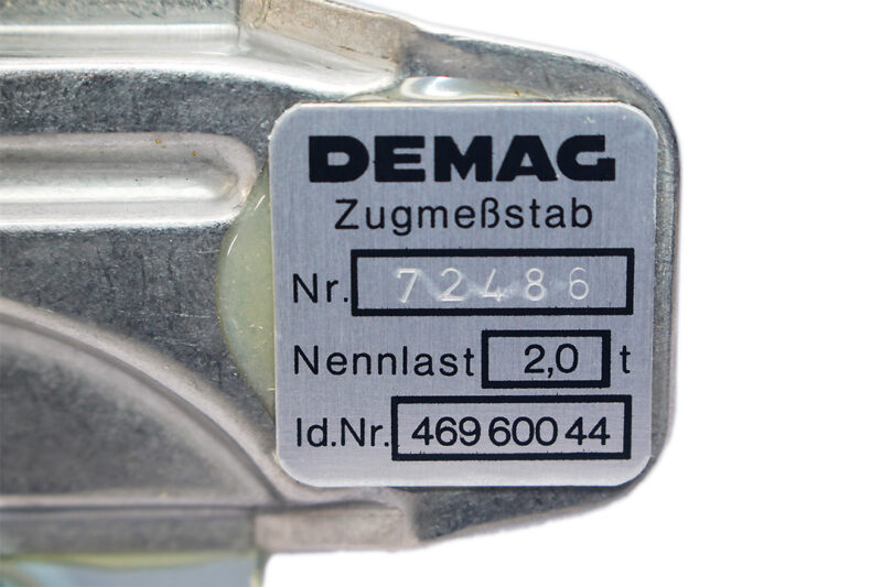 DEMAG 46960044 OVERLOAD LOAD CELL MAX 2000 KG