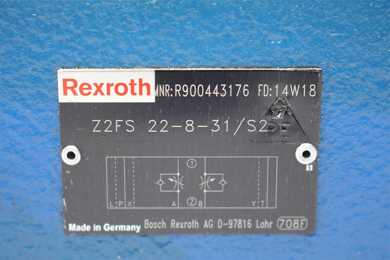 REXROTH R900443176 THROTTLE CHECK VALVE Z2FS22-8-31/S2