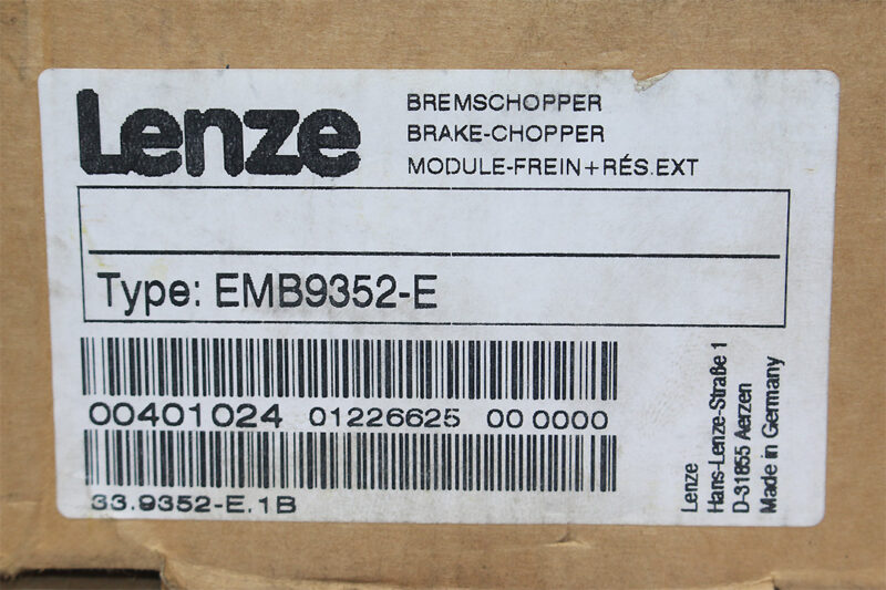 LENZE EMB9352-E BRAKE CHOPPER