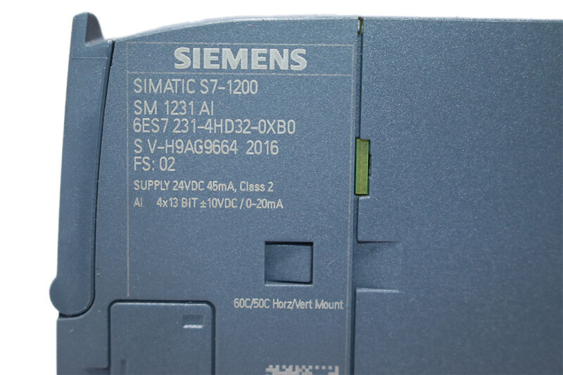 SIEMENS 6ES7 231-4HD32-0XB0 ANALOG INPUT S7-1200