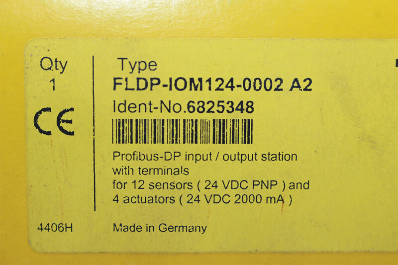 TURCK FLDP-IOM124-0002 A2 I/O MODULE 6825348