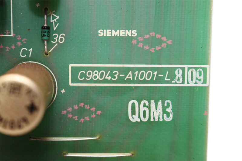 SIEMENS C98043-A1001-L DRIVE POWER SUPPLY