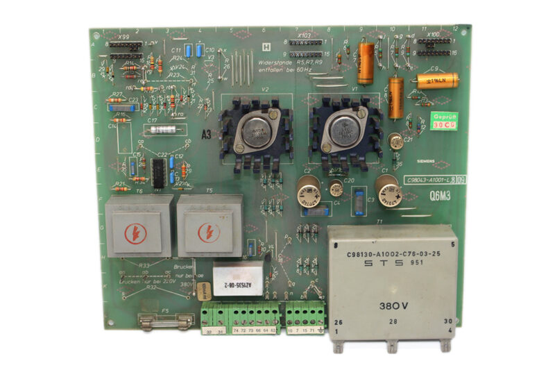 SIEMENS C98043-A1001-L DRIVE POWER SUPPLY