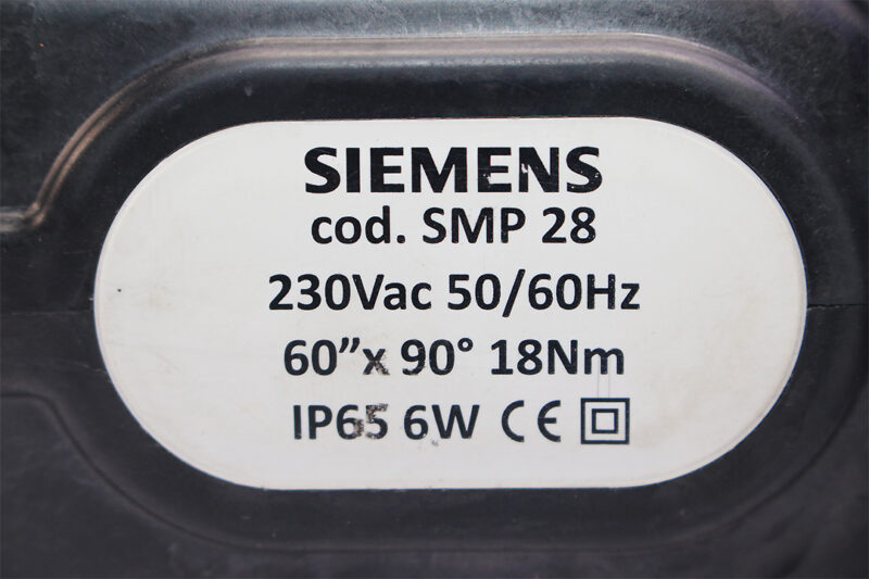 SIEMENS SMP 28 ELECTRIC ACTUATOR