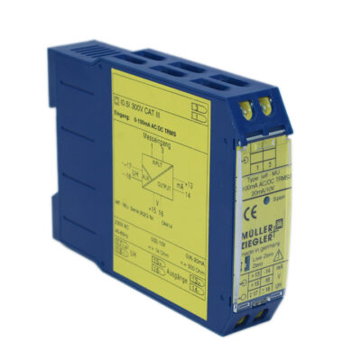 MULLER ZIEGLER leff-MU MEASURING TRANSDUCER 0-100 MaA/DC 20mA/10V