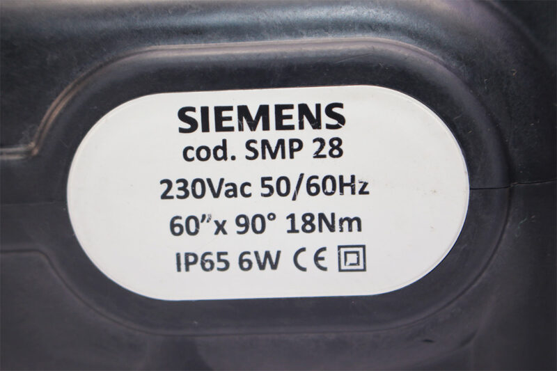 SIEMENS SMP 28 ELECTRIC ACTUATOR