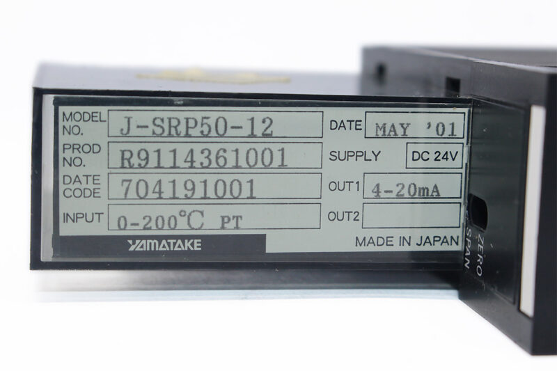 YAMATAKE J-SRP50-12 CONTROLLER