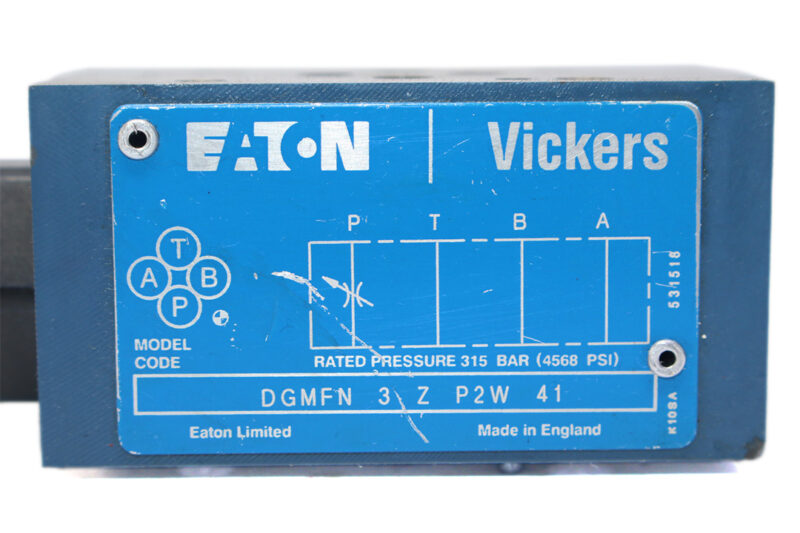 VICKERS DGMFN 3 Z P2W 41 FLOW CONTROL VALVE