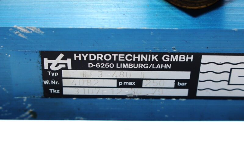 HYDROTECHNIK RE 3-480 B Turbine flow meter 3107-12-30.79