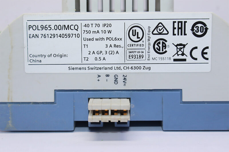 SIEMENS POL965.00/MCQ EXTENSION I/O 2 (15 POINTS) MT3025