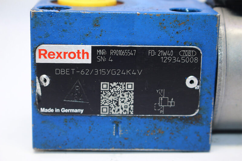 REXROTH R901065547 PROPORTIONAL PRESSURE REDUCING VALVE DBET-62/315YG24K4V