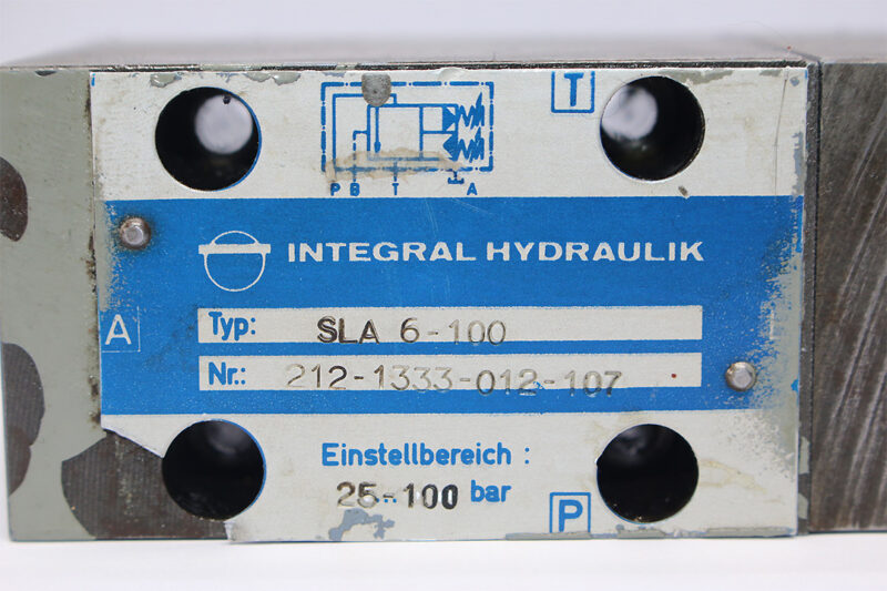 INTEGRAL HYDRAULIK SLA 6-100 PRESSURE CONTROL VALVE 212-1333-012-107