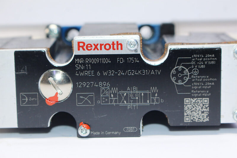 REXROTH R900911004 PROPORTIONAL DIRECTIONAL VALVE 4WREE6W32-24/G24K31/A1V